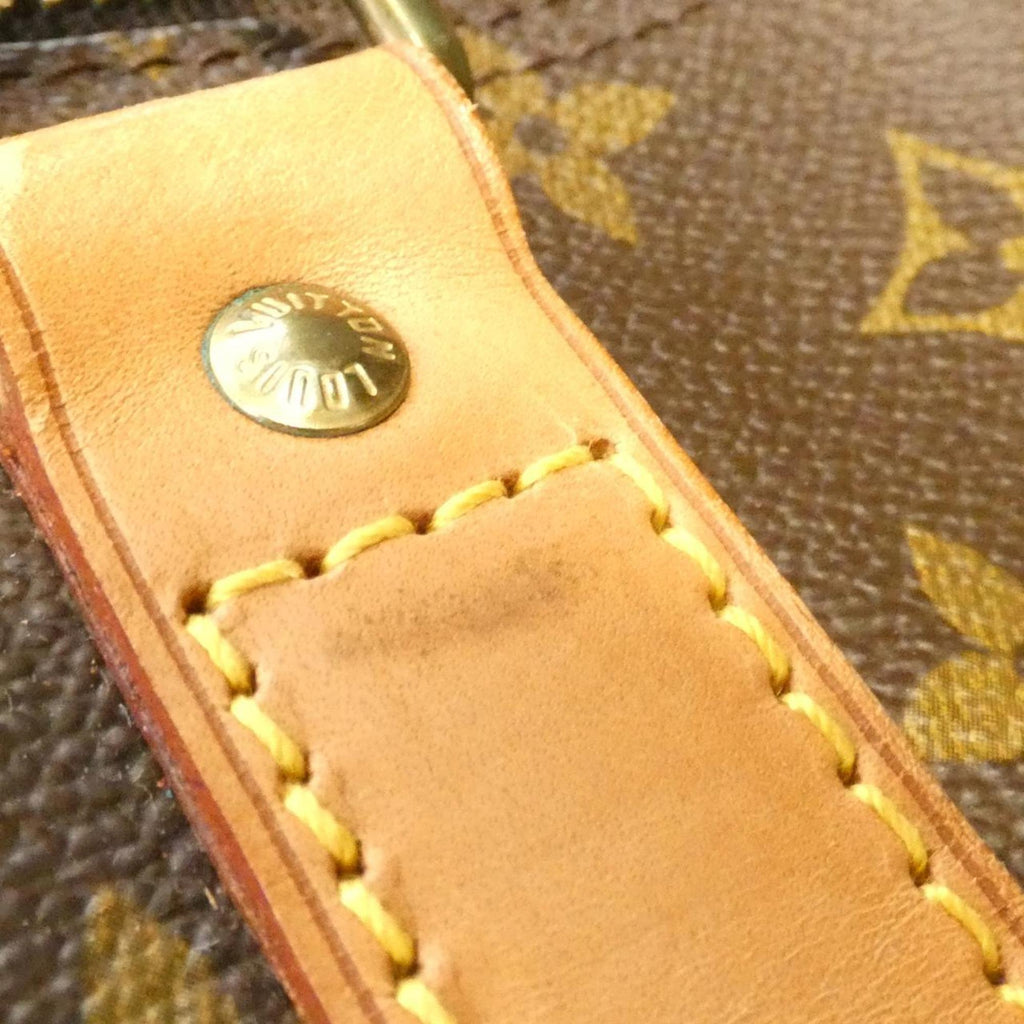 Louis Vuitton Marron Coated Canvas Boston Bag (Pre-Owned)