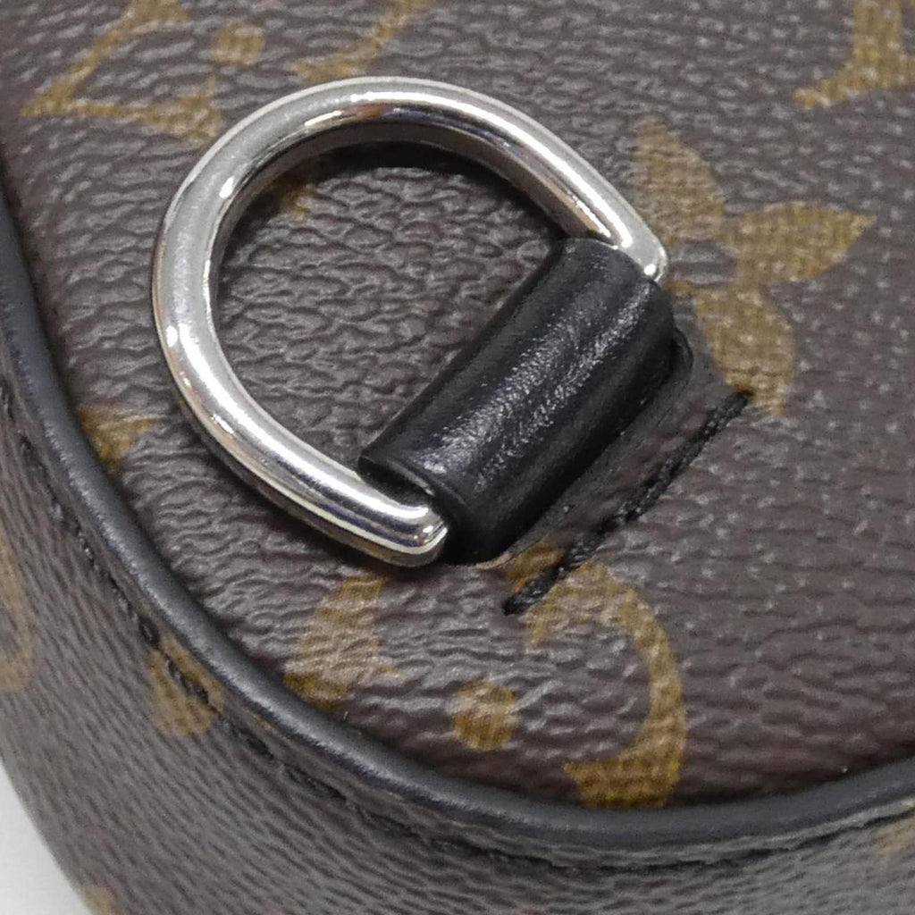 Louis Vuitton Black Marron Coated Canvas Shoulder Bag (Pre-Owned)