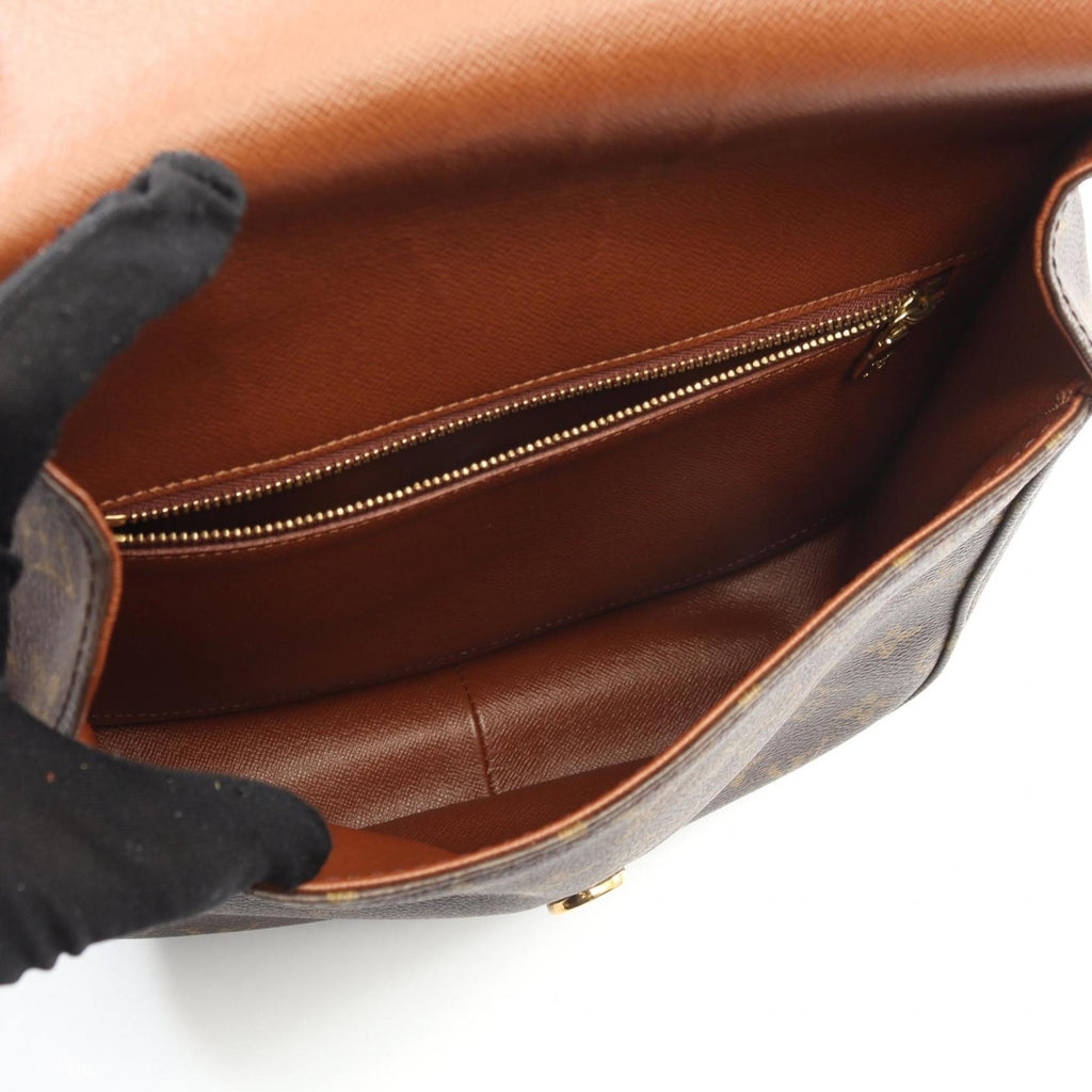 Louis Vuitton Brown Monogram Monogram Leather Shoulder Bag (Pre-Owned)