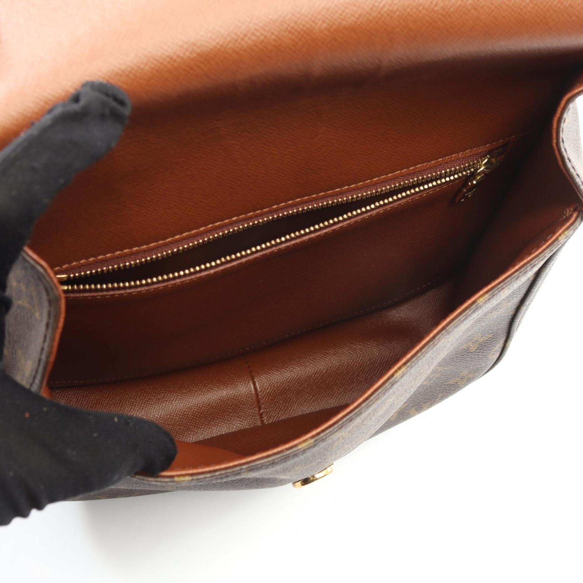 Louis Vuitton Brown Monogram Monogram Leather Shoulder Bag (Pre-Owned)