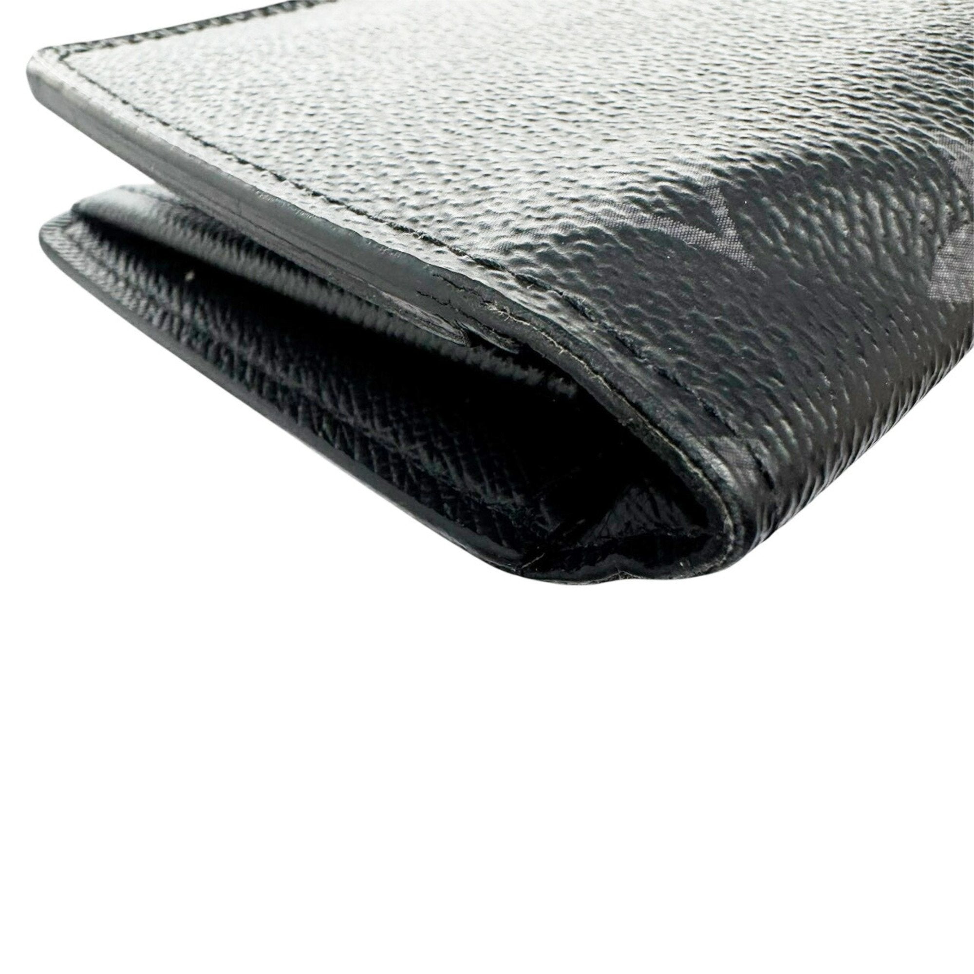 Louis Vuitton Black Monogram Eclipse Noir Monogram Eclipse Long Wallet (Bi-Fold) (Pre-Owned)
