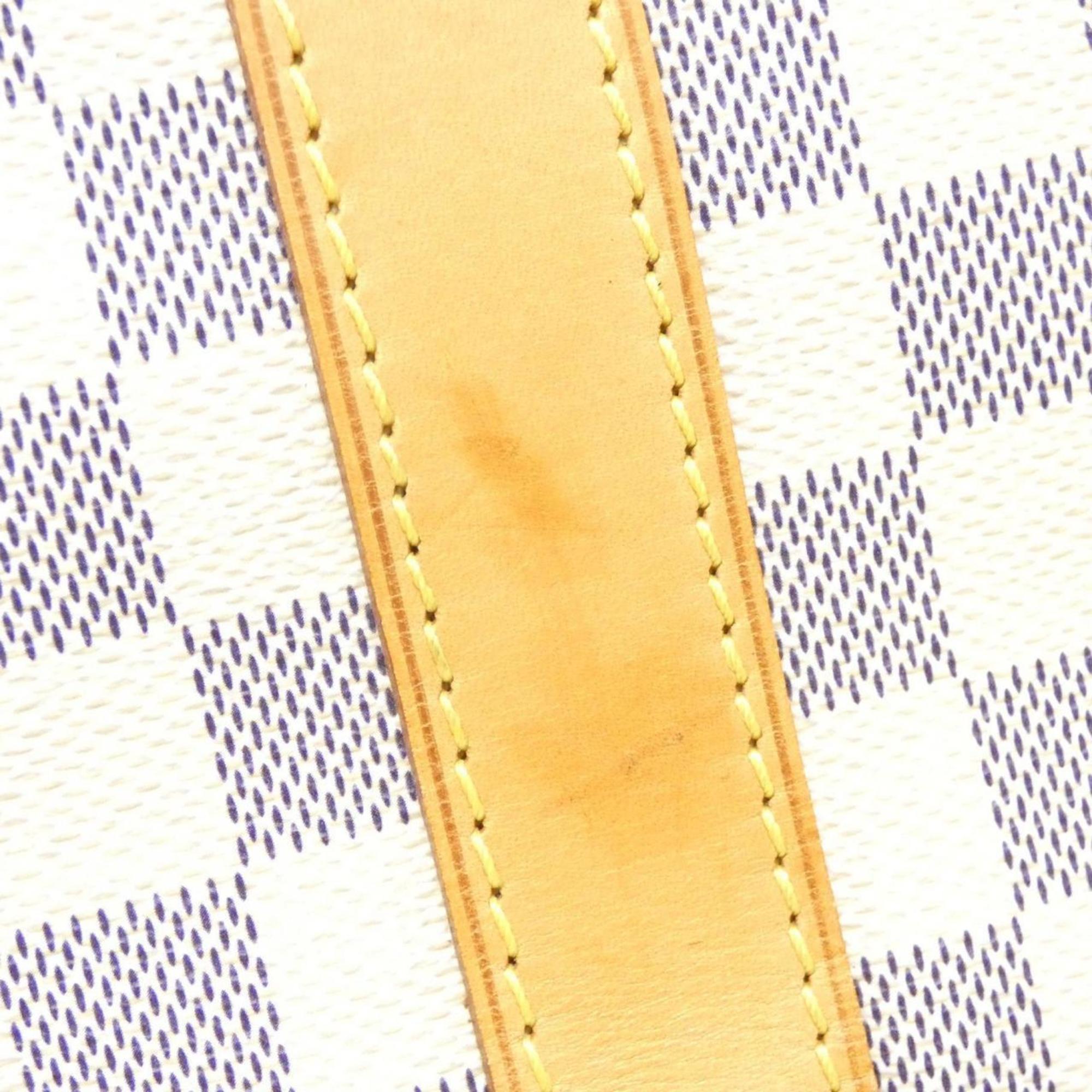 Louis Vuitton Damier Azur Azur Coated Canvas Boston Bag (Pre-Owned)