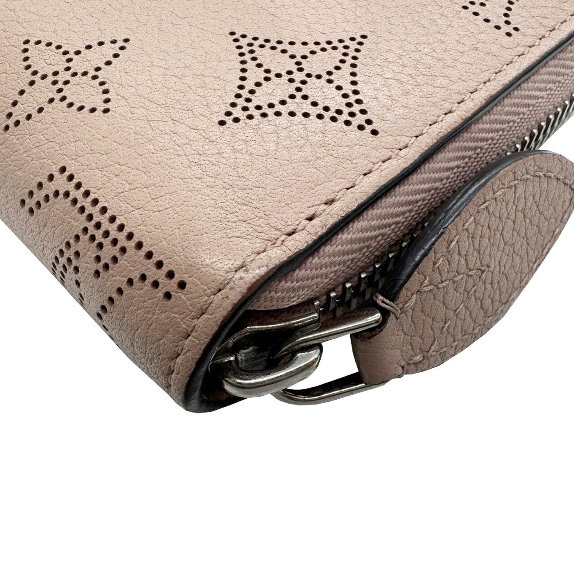 Louis Vuitton Mahina Pink Mahina Leather Long Wallet (Bi-Fold) (Pre-Owned)