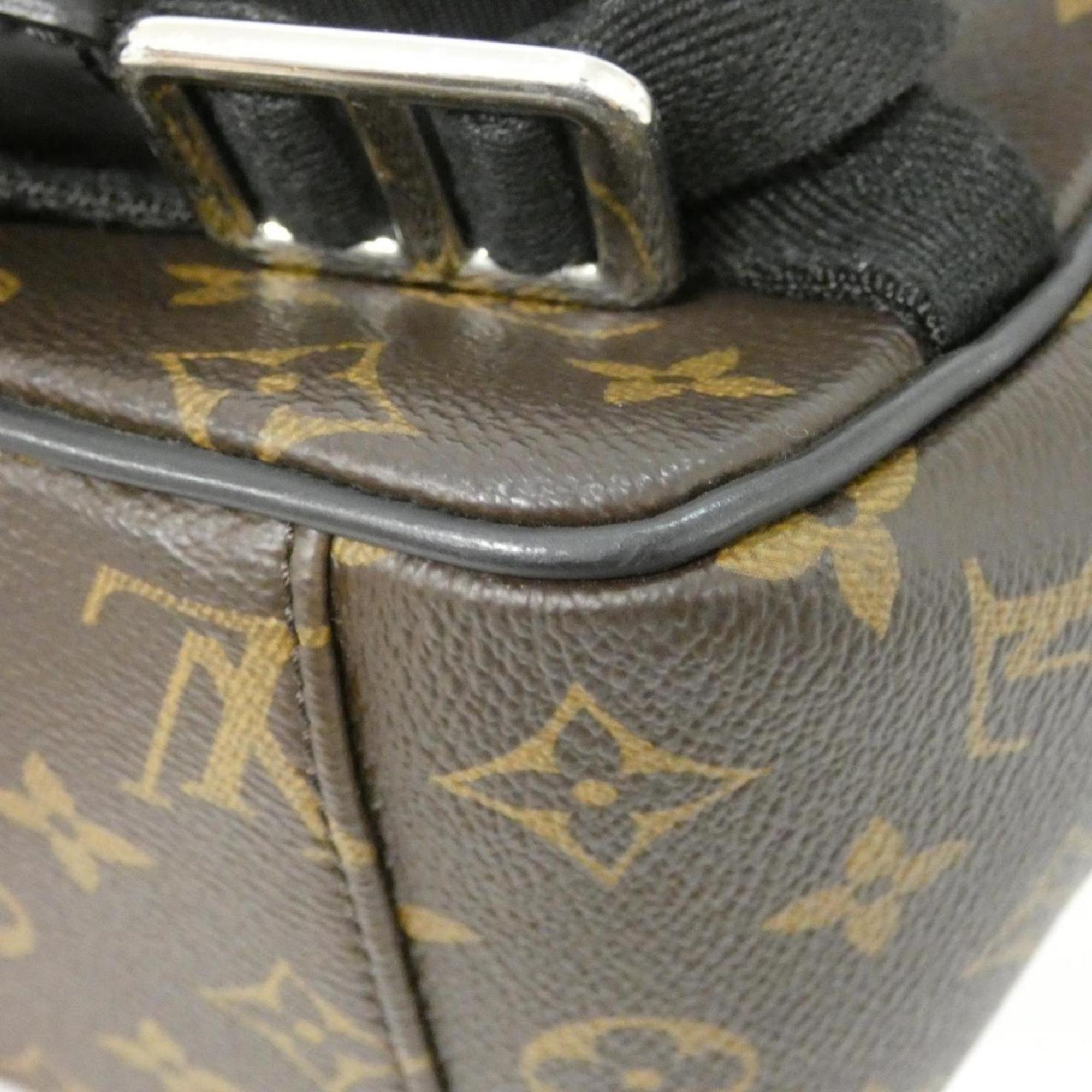 Louis Vuitton Marron Coated Canvas Backpack (Pre-Owned)