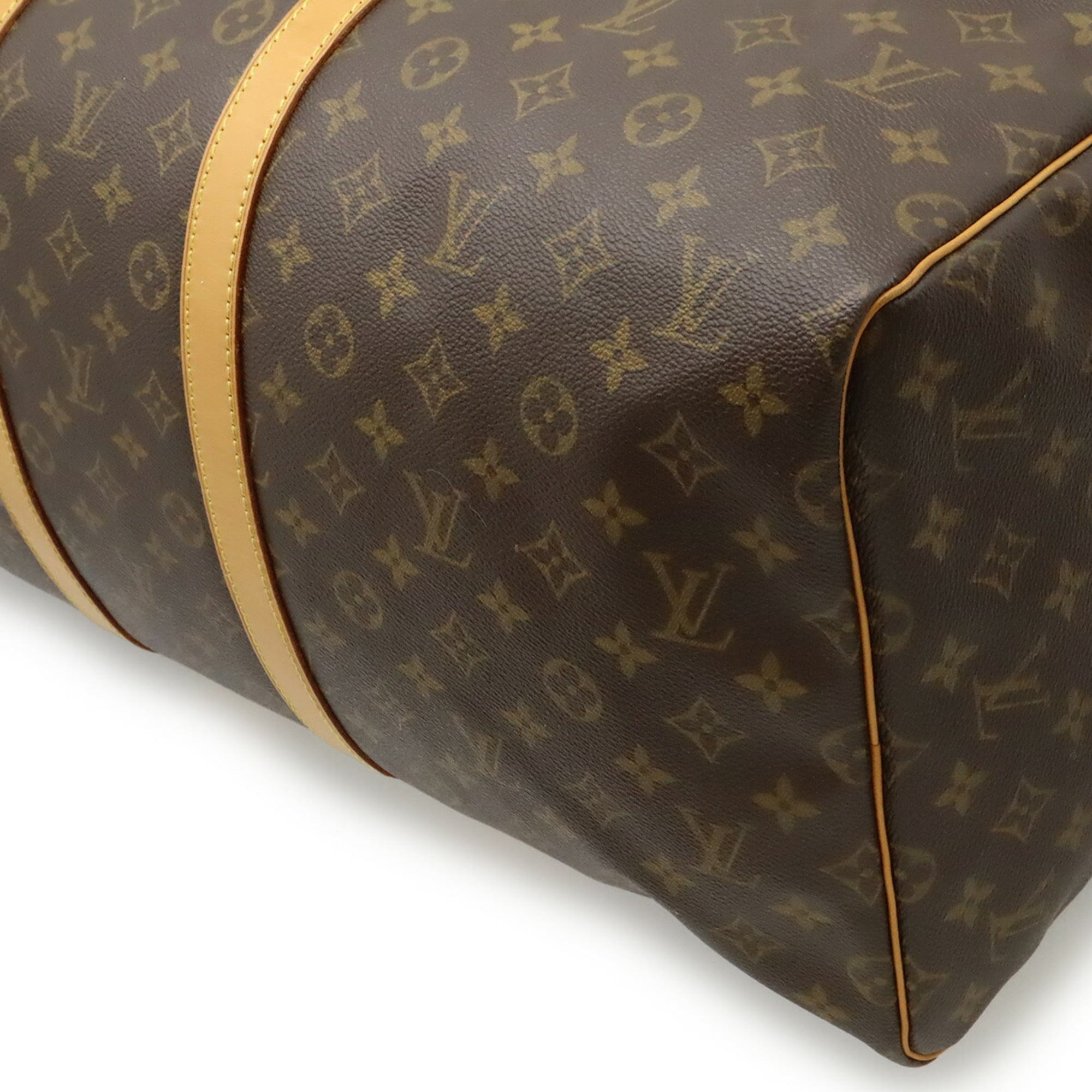 Louis Vuitton Brown Monogram Canvas Boston Bag Handbag (Pre-Owned)