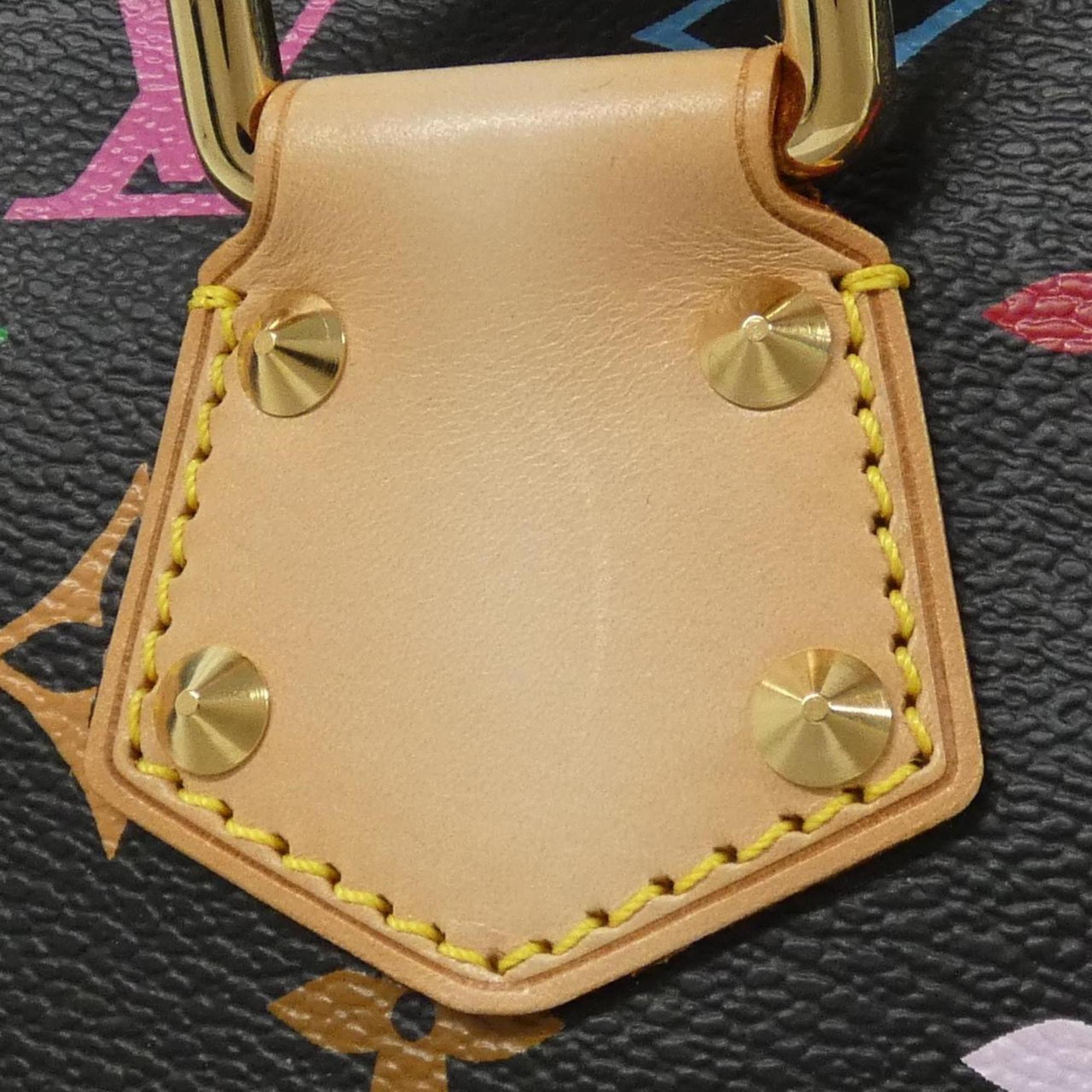 Louis Vuitton Black Multi-Color Coated Canvas Handbag (Pre-Owned)