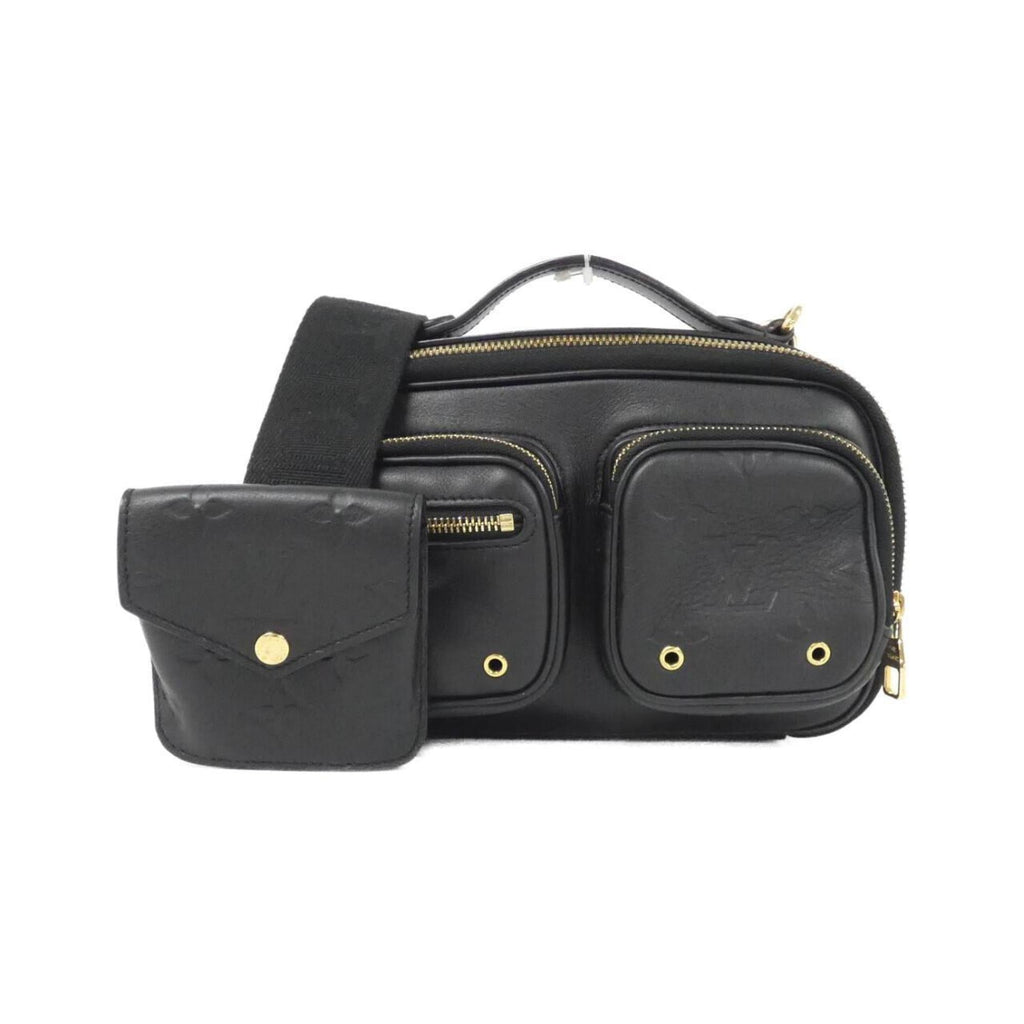 Louis Vuitton Black Leather Shoulder Bag (Pre-Owned)