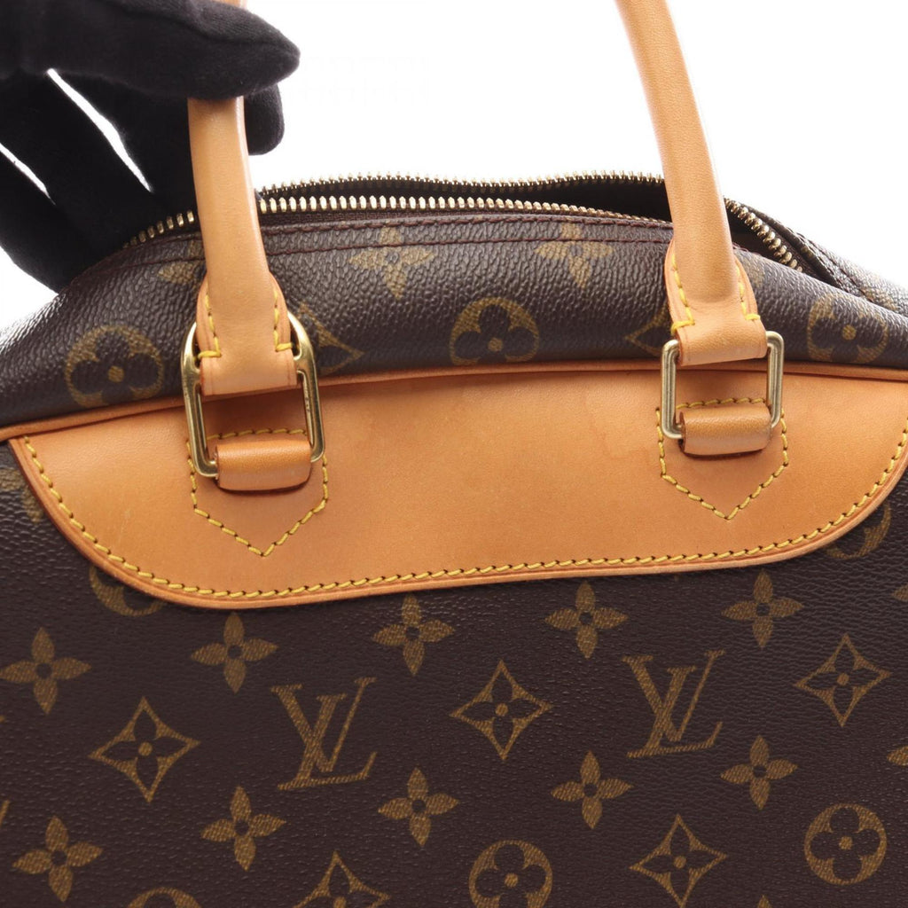 Louis Vuitton Brown Coated Canvas Leather Handbag (Pre-Owned)