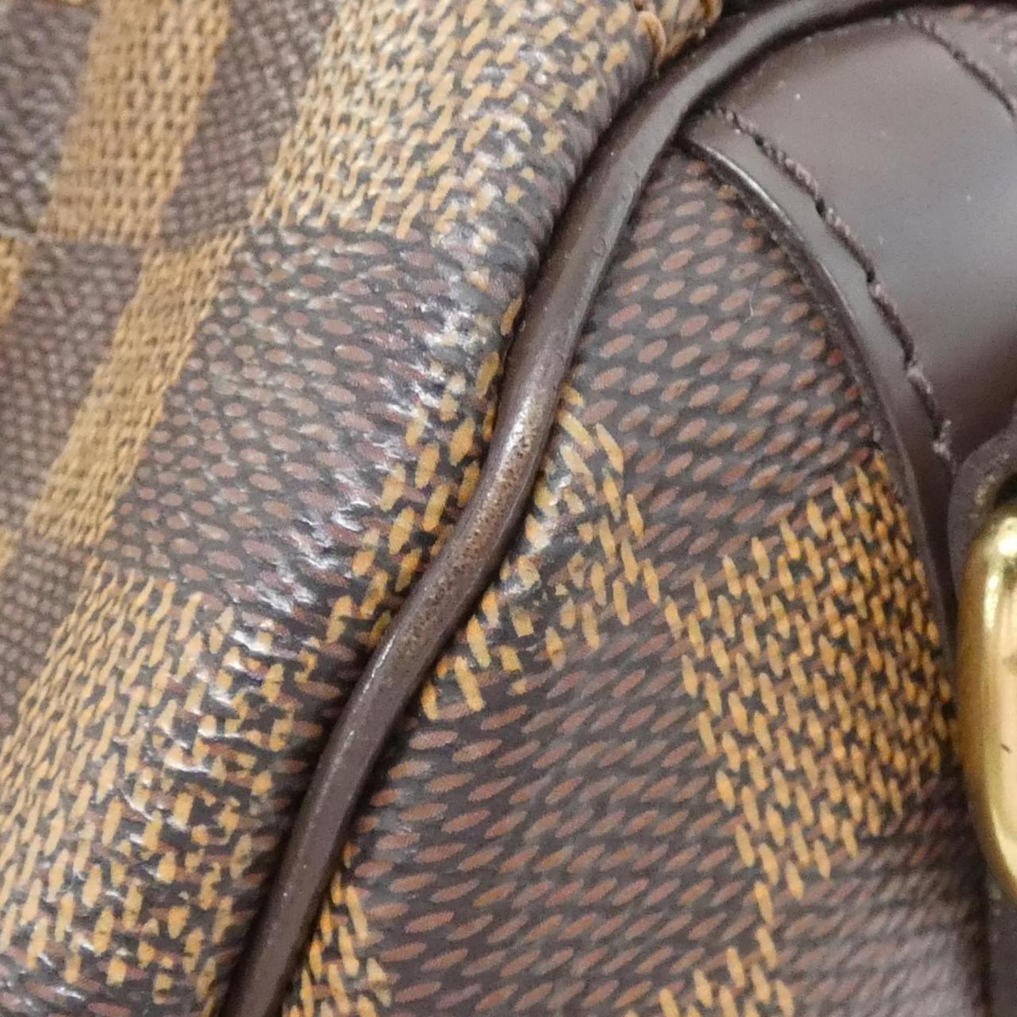 Louis Vuitton Ebene Coated Canvas Boston Bag (Pre-Owned)