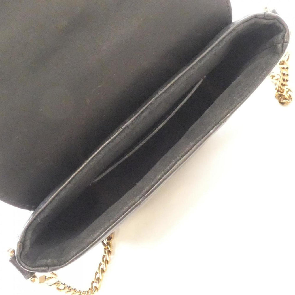 Louis Vuitton Black Leather Pochette Shoulder Bag (Pre-Owned)