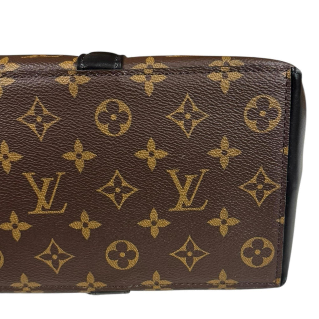 Louis Vuitton Monogram Macassar Black Brown Monogram Macassar Shoulder Bag (Pre-Owned)