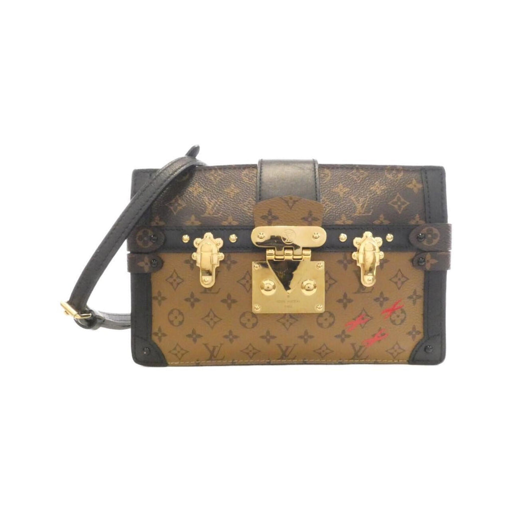 Louis Vuitton Marron Coated Canvas Shoulder Bag (Pre-Owned)