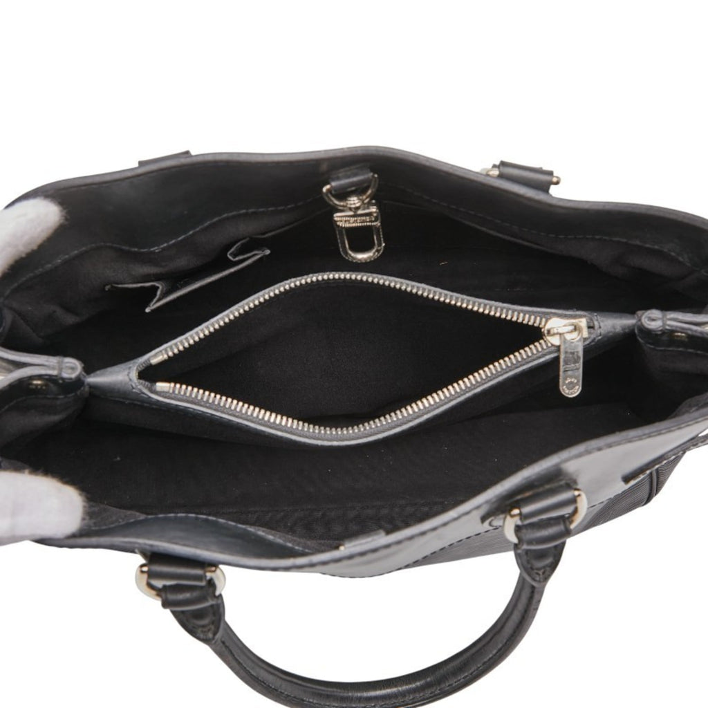 Louis Vuitton Black Noir Leather Handbag (Pre-Owned)