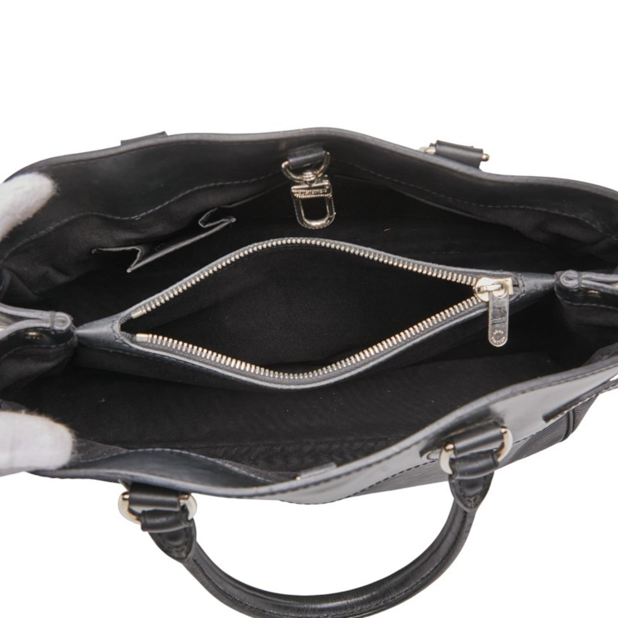 Louis Vuitton Black Noir Leather Handbag (Pre-Owned)