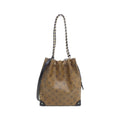 Louis Vuitton Marron Coated Canvas Shoulder Bag (Pre-Owned)