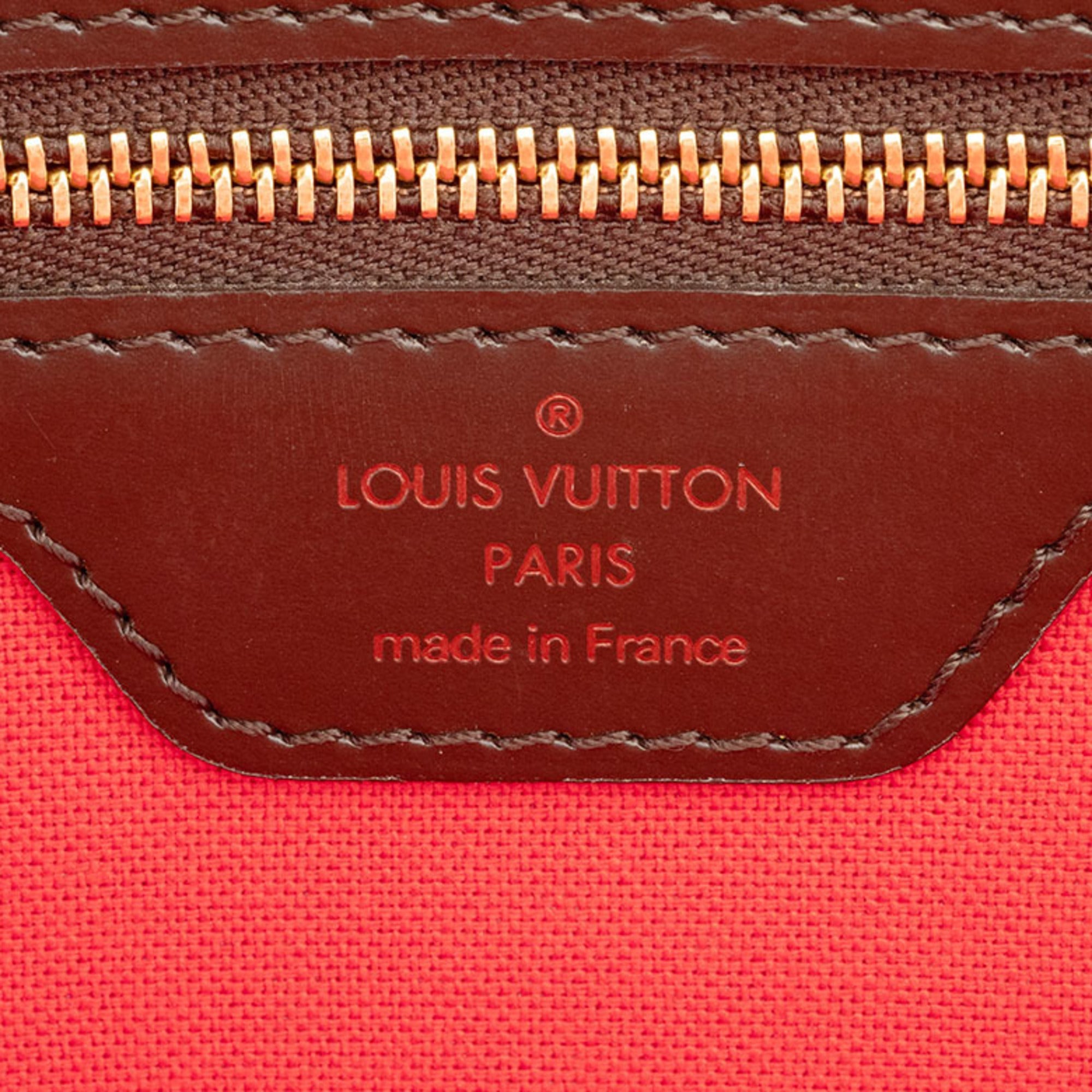 Louis Vuitton Brown Damier Canvas Ebene Damier Canvas Handbag (Pre-Owned)