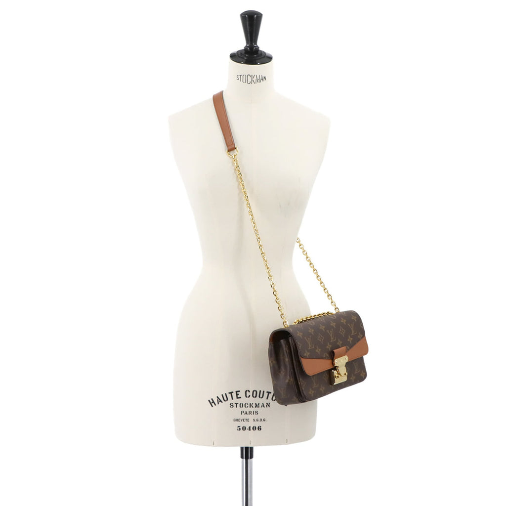 Louis Vuitton Caramel Monogram Monogram Canvas Leather Shoulder Bag (Pre-Owned)