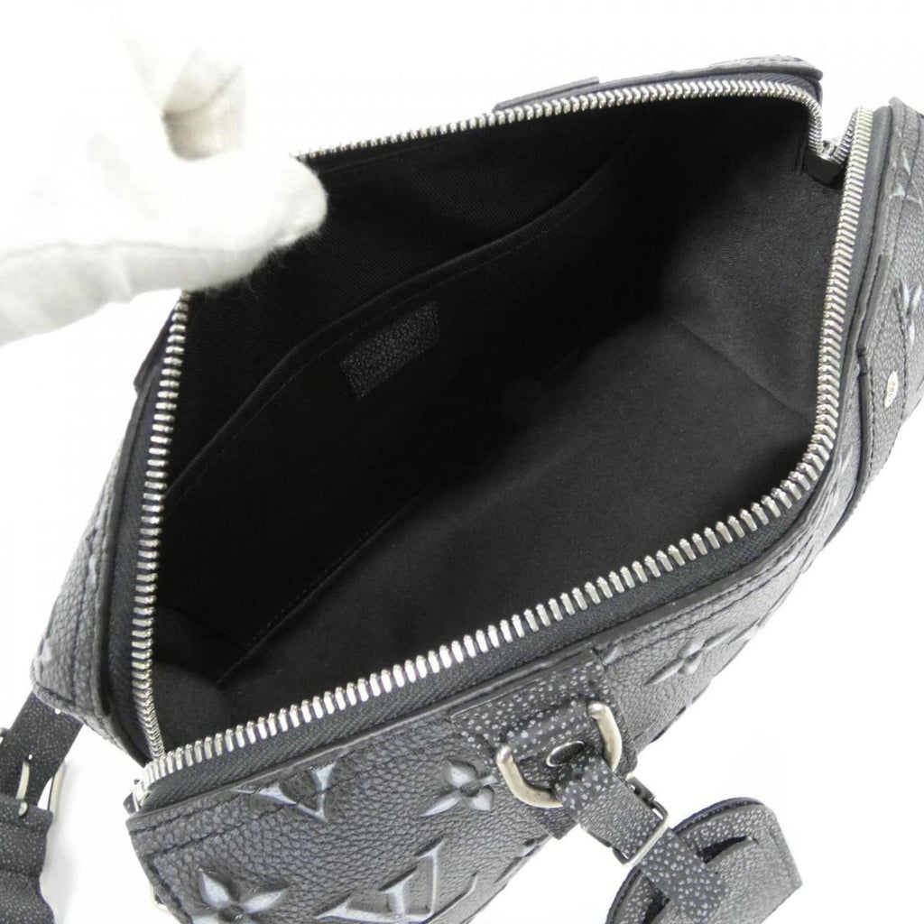 Louis Vuitton Charcoal Dark Gray Leather Shoulder Bag (Pre-Owned)