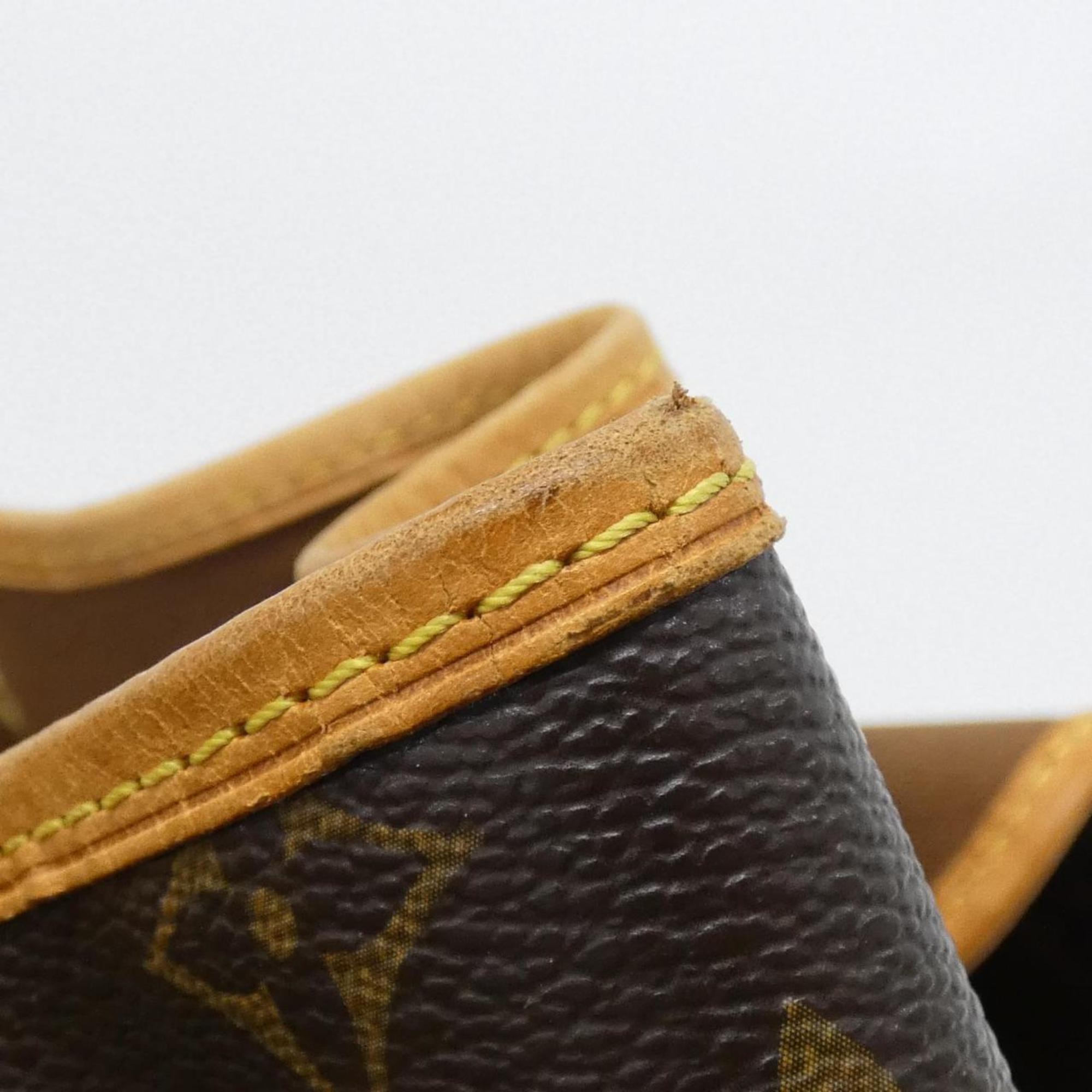 Louis Vuitton Marron Coated Canvas Backpack (Pre-Owned)