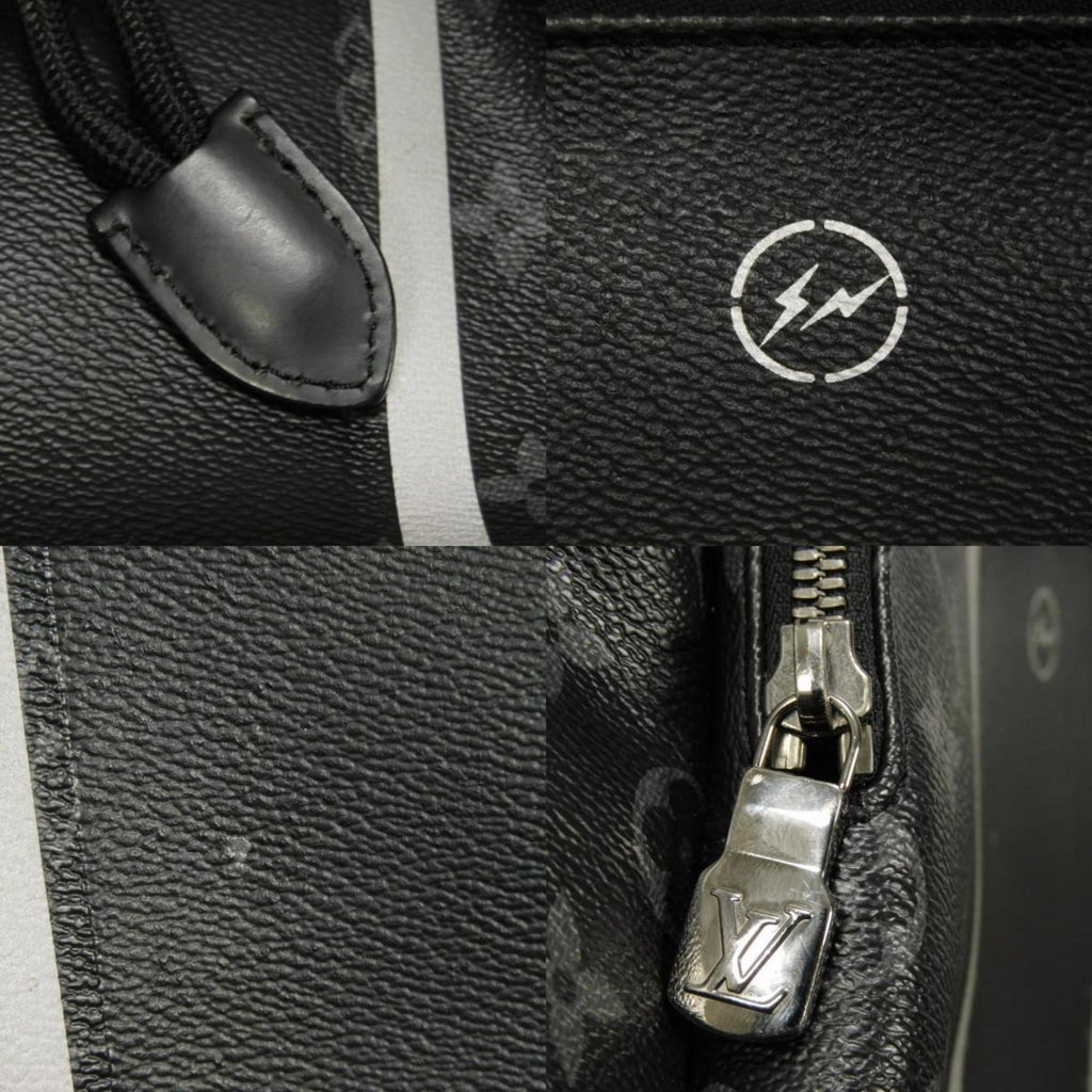 Louis Vuitton Monogram Eclipse Black Noir Monogram Eclipse Backpack (Pre-Owned)