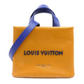 Louis Vuitton Blue Orange Leather Shoulder Bag (Pre-Owned)