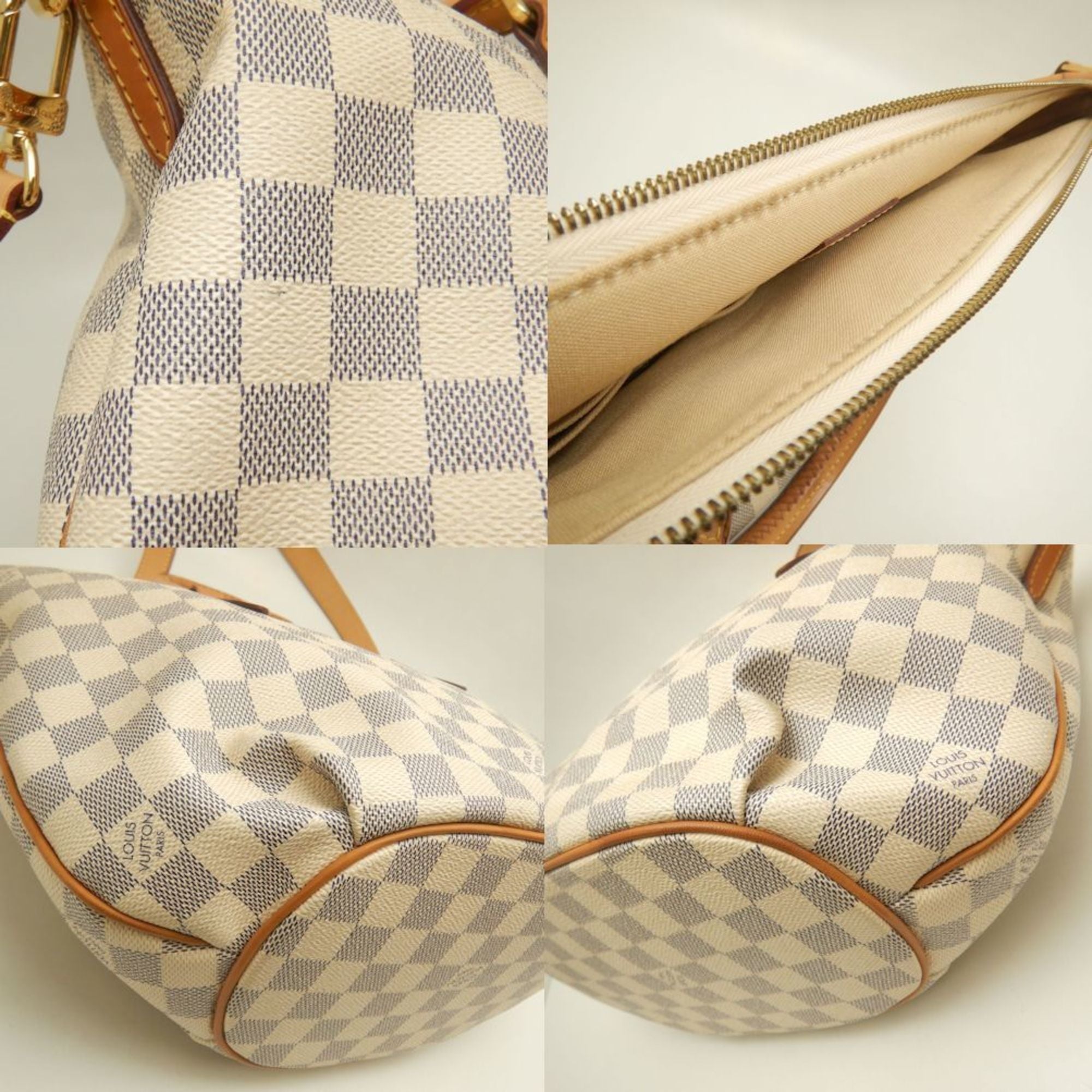 Louis Vuitton Azur Damier Azur Damier Azur Handbag (Pre-Owned)