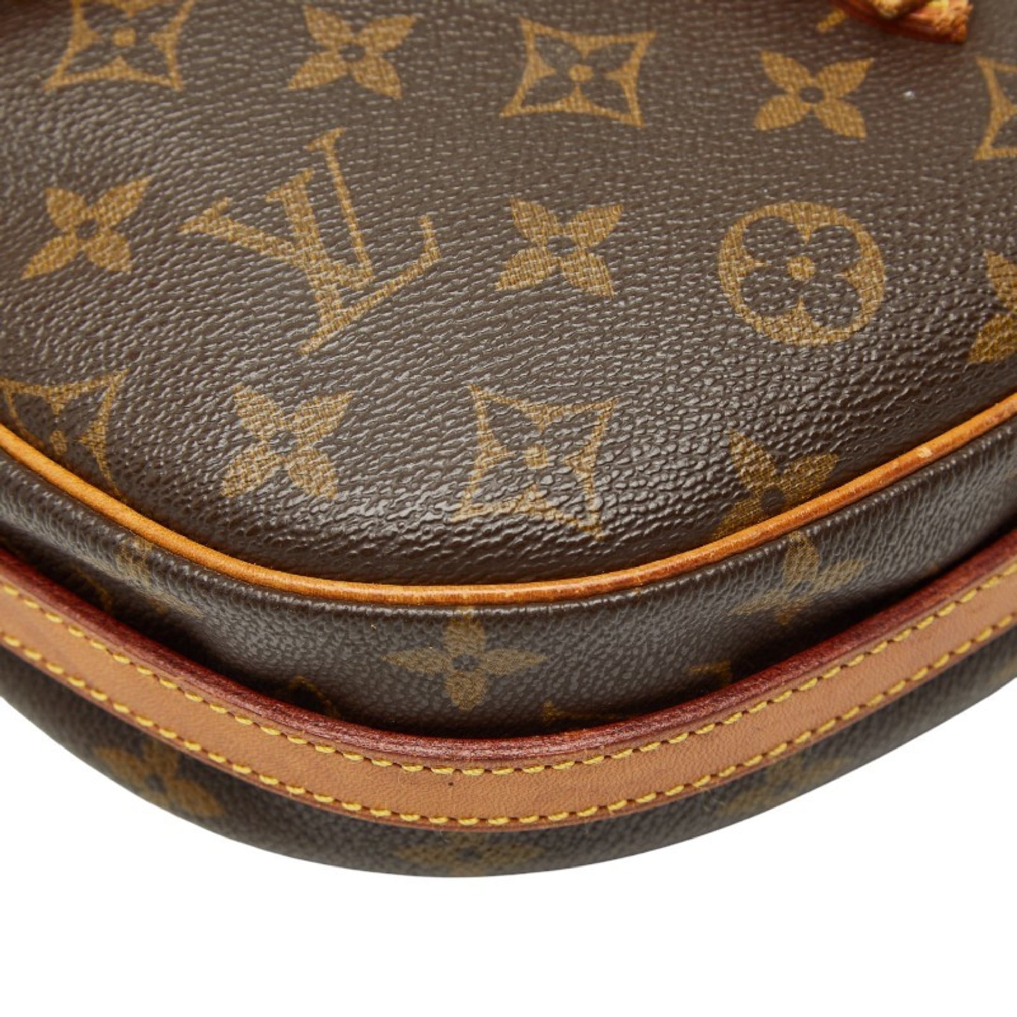 Louis Vuitton Brown Pvc Leather Shoulder Bag (Pre-Owned)
