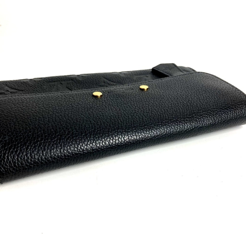 Louis Vuitton Monogram Empreinte Black Noir Monogram Empreinte Long Wallet (Bi-Fold) (Pre-Owned)
