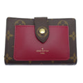 Louis Vuitton Brown Fuchsia Pink Monogram Monogram Leather Wallet (Bi-Fold) (Pre-Owned)