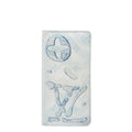 Louis Vuitton Light Blue Multi-Color Pvc Long Wallet (Bi-Fold) (Pre-Owned)