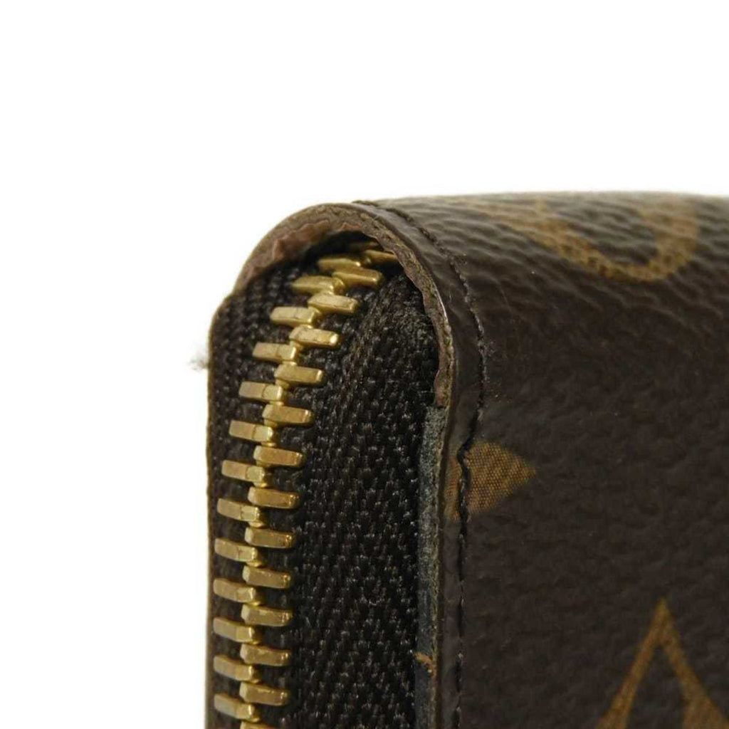 Louis Vuitton Brown Monogram Pink Rose Ballerine Monogram Canvas Leather Long Wallet (Bi-Fold) (Pre-Owned)