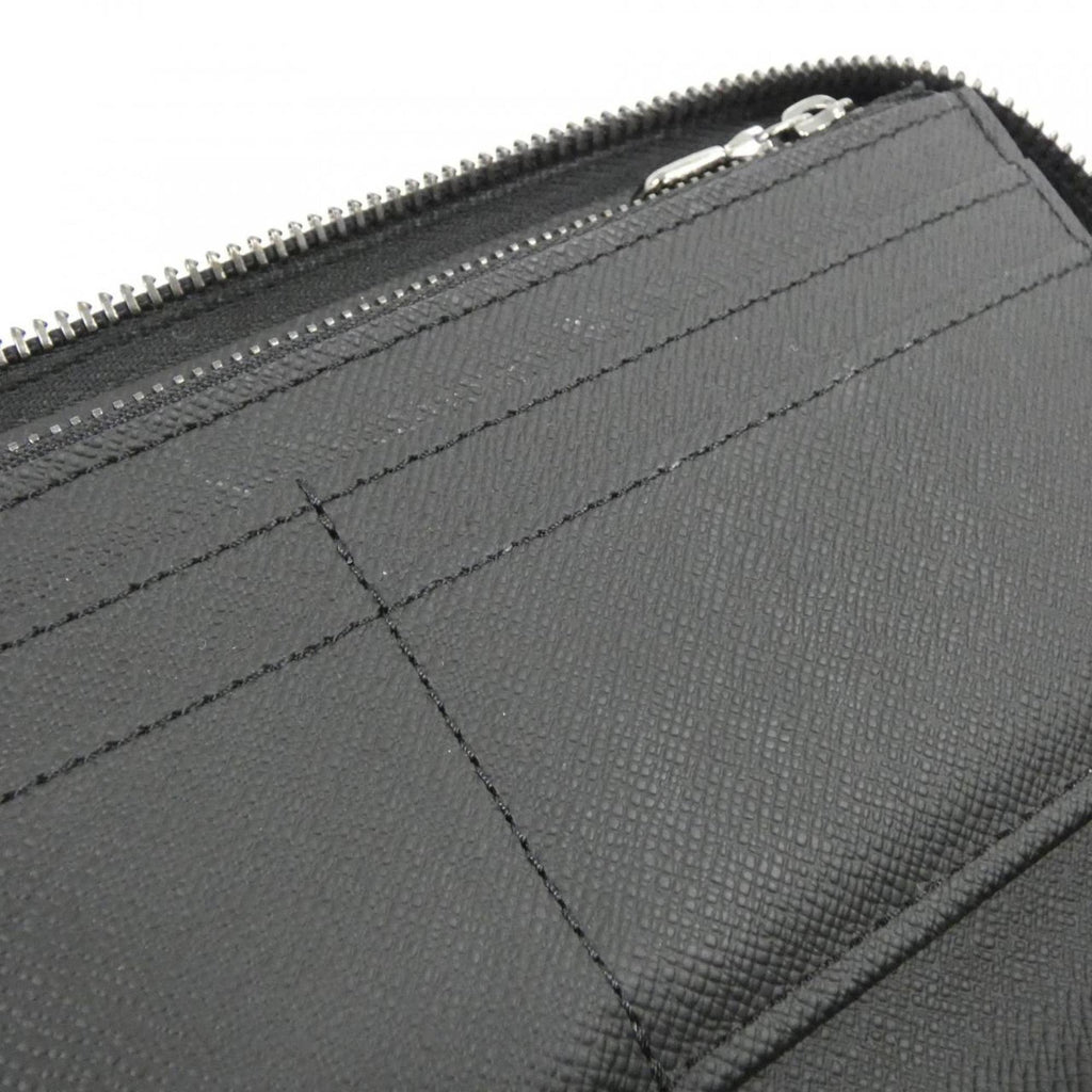 Louis Vuitton Black Coated Canvas Long Wallet (Bi-Fold) (Pre-Owned)
