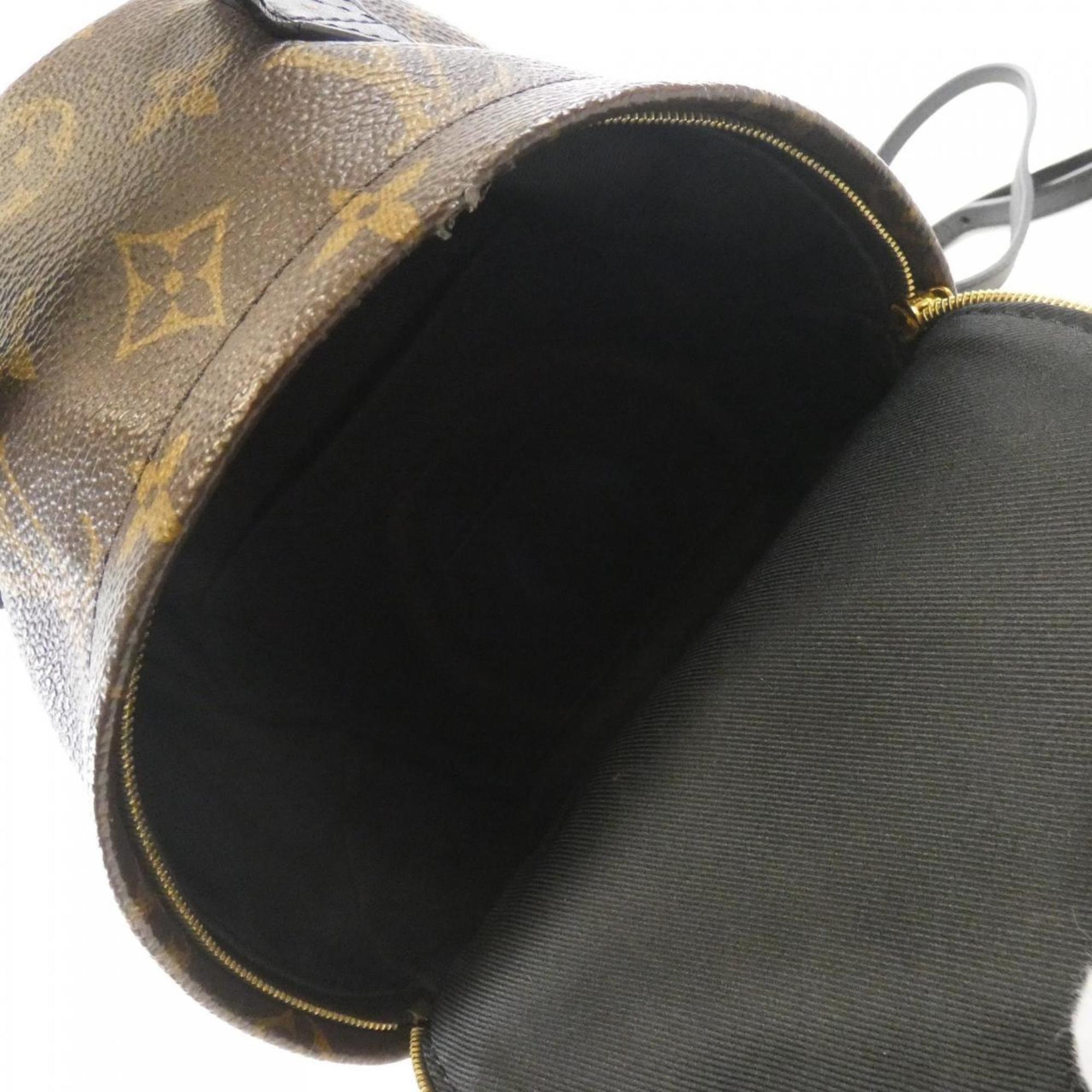 Louis Vuitton Brown Coated Canvas Backpack (Pre-Owned)