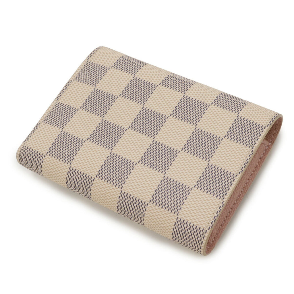 Louis Vuitton Damier Azur Ivory Damier Azur Wallet (Tri-Fold) (Pre-Owned)