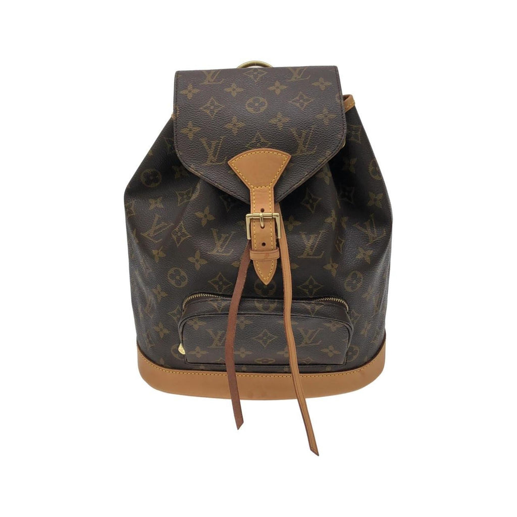 Louis Vuitton Marron Coated Canvas Backpack (Pre-Owned)