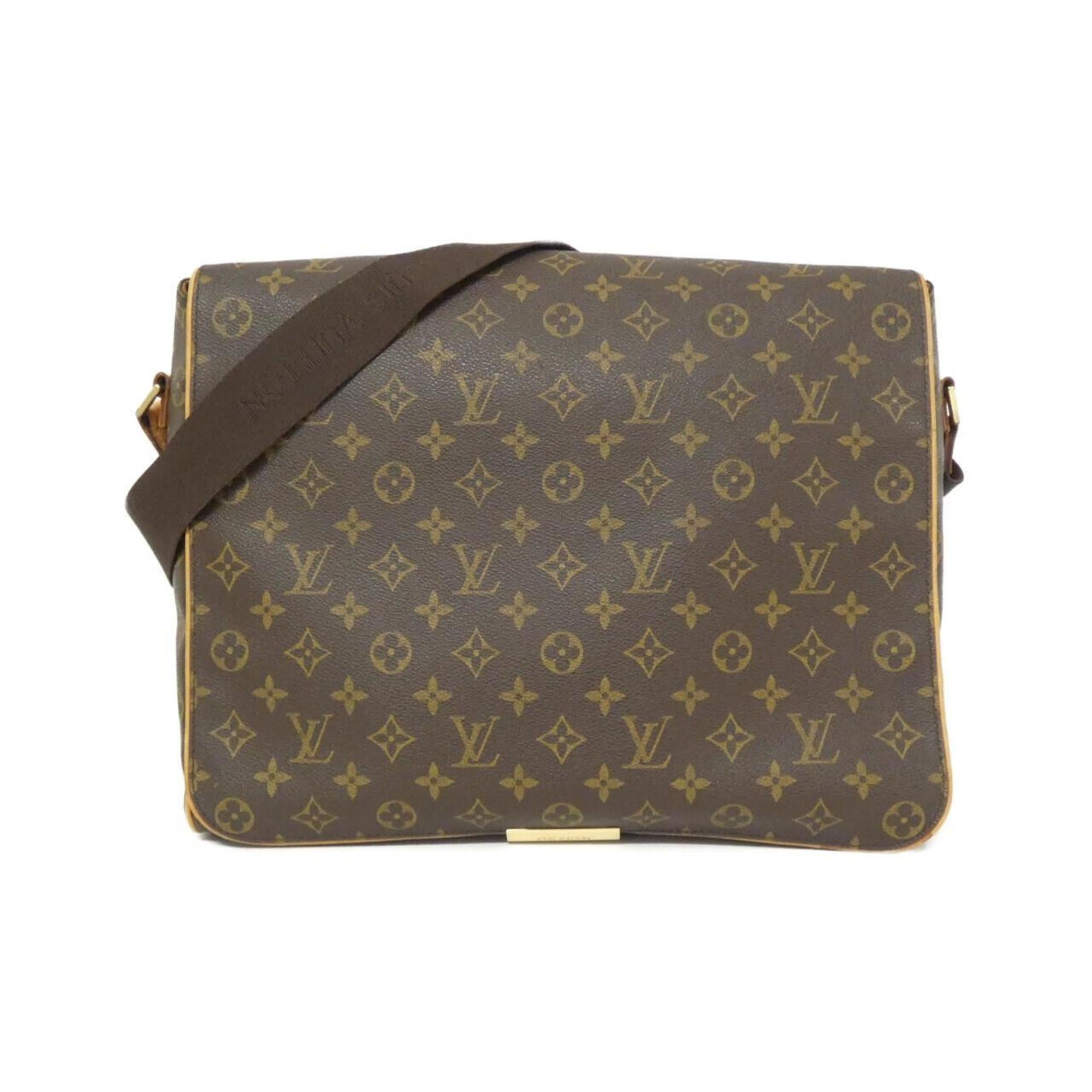 Louis Vuitton Marron Coated Canvas Shoulder Bag (Pre-Owned)