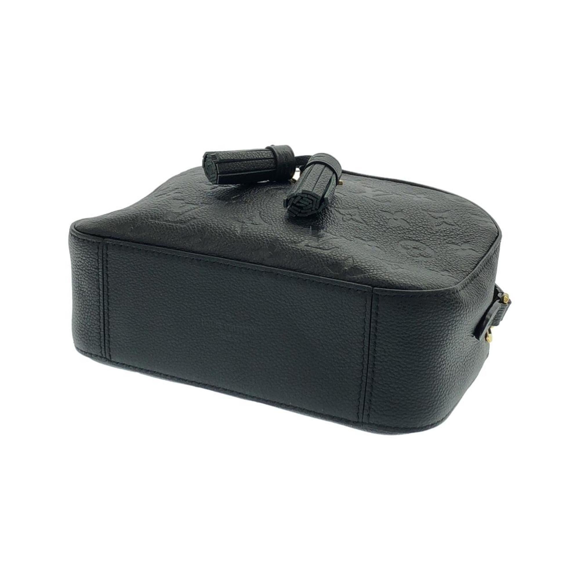 Louis Vuitton Black Leather Shoulder Bag (Pre-Owned)