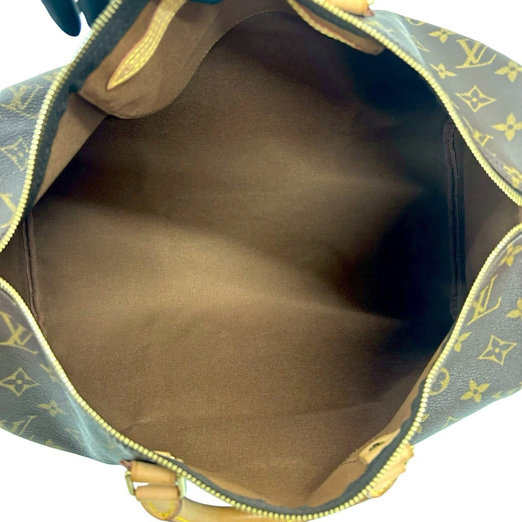 Louis Vuitton Brown Leather Pvc Boston Bag (Pre-Owned)