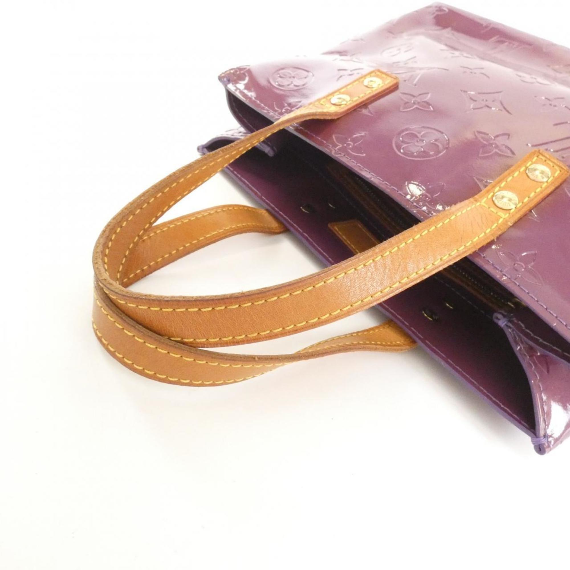 Louis Vuitton Vernis Gold Leather Handbag (Pre-Owned)