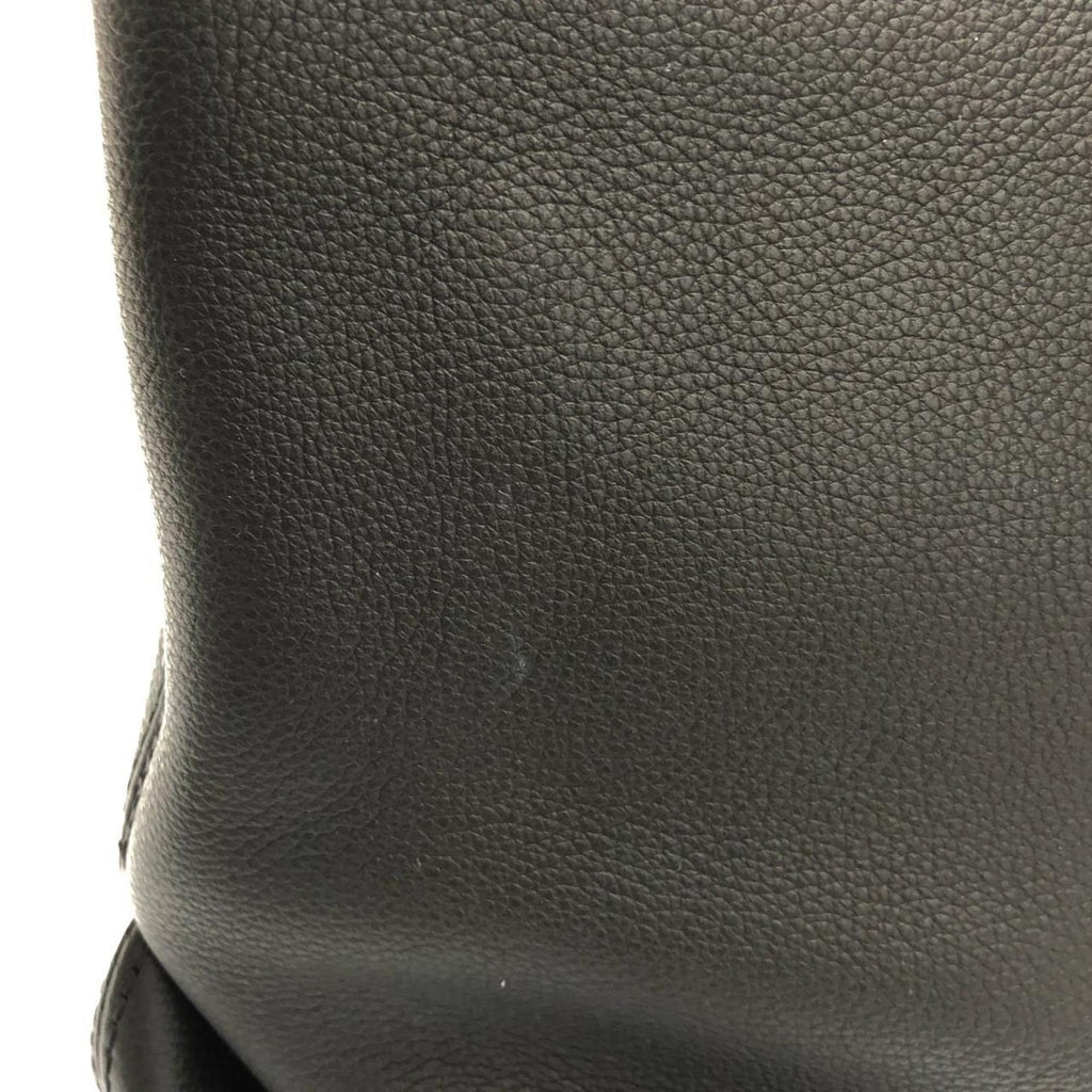Louis Vuitton Black Leather Handbag (Pre-Owned)