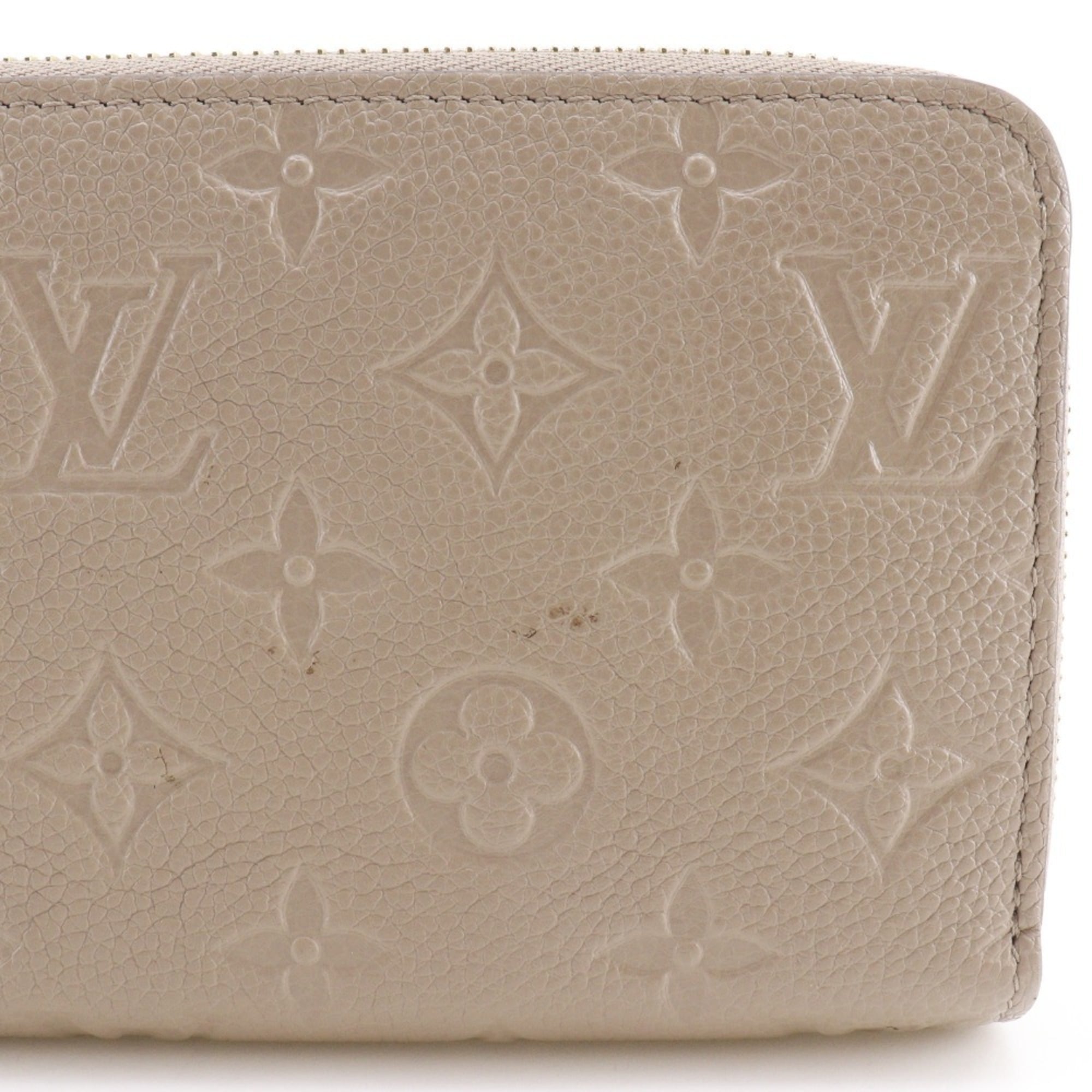 Louis Vuitton Monogram Empreinte Gray Monogram Empreinte Long Wallet (Bi-Fold) (Pre-Owned)
