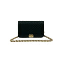 Boy Wallet on Chain Chevron Caviar