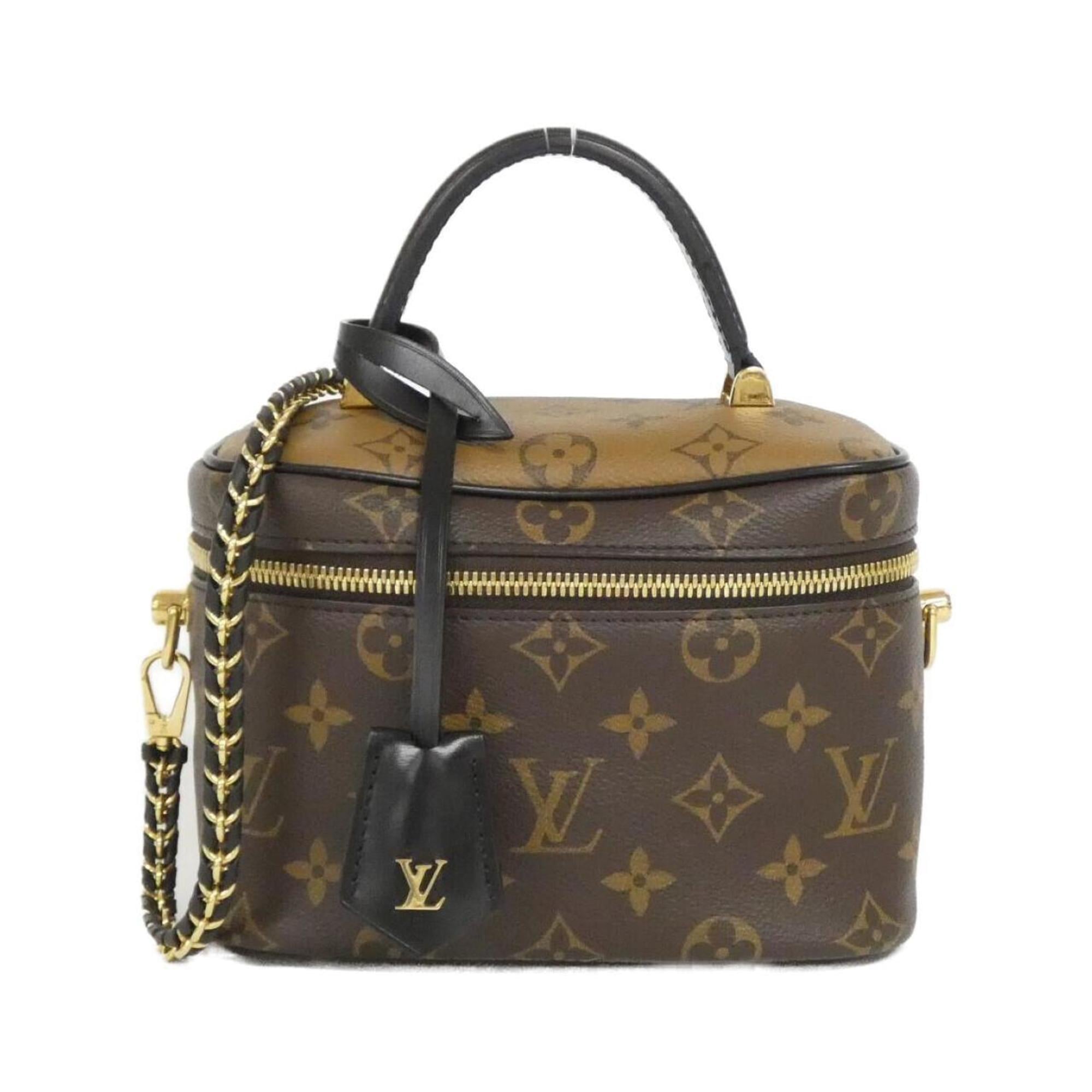 Louis Vuitton Marron Coated Canvas Handbag (Pre-Owned)