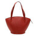 Louis Vuitton Castilian Red Epi Leather Shoulder Bag Tote Bag (Pre-Owned)
