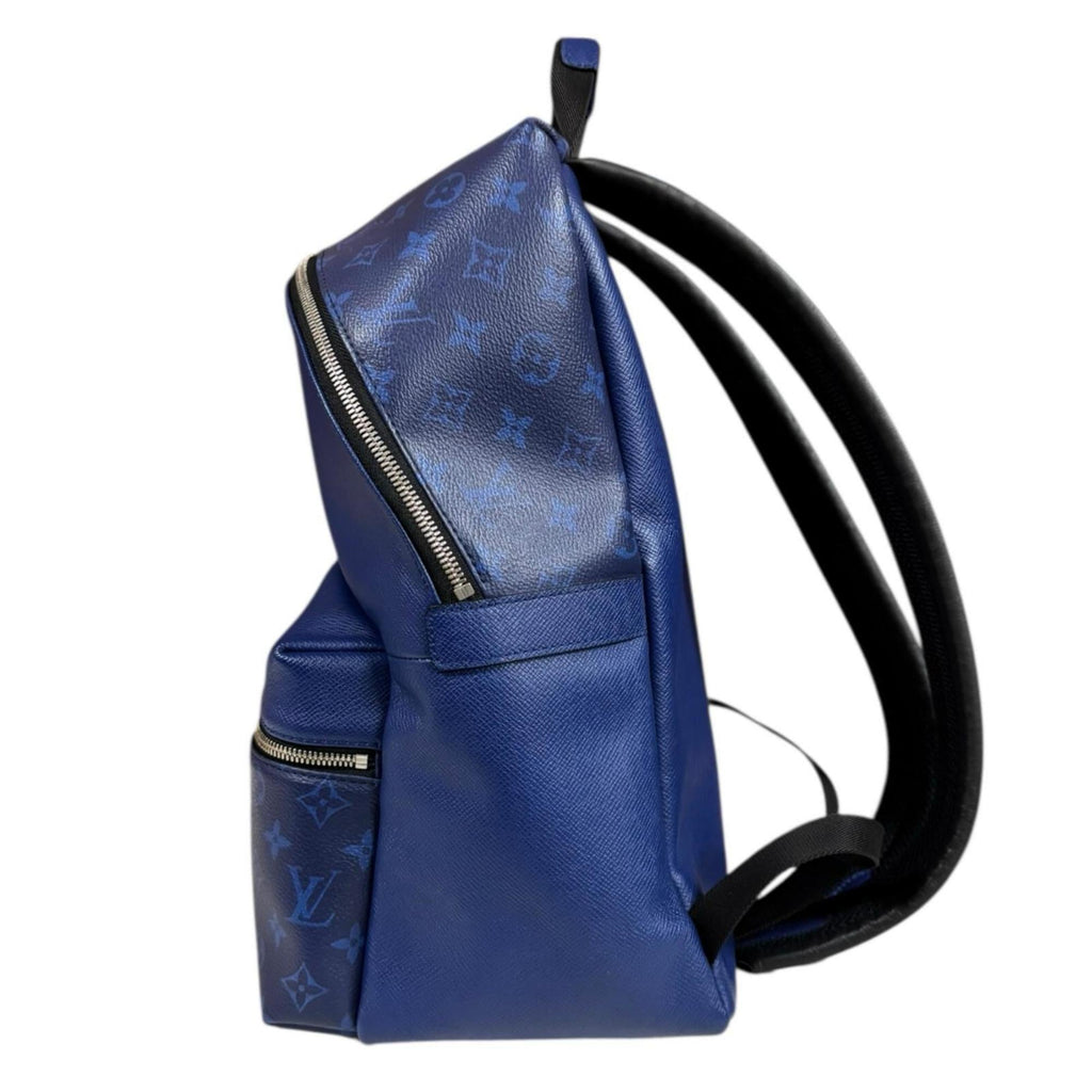 Louis Vuitton Taigarama Blue Taiga Leather Backpack (Pre-Owned)