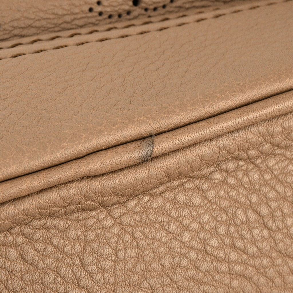 Louis Vuitton Beige Beige Poodle Monogram Mahina Leather Tote Bag (Pre-Owned)