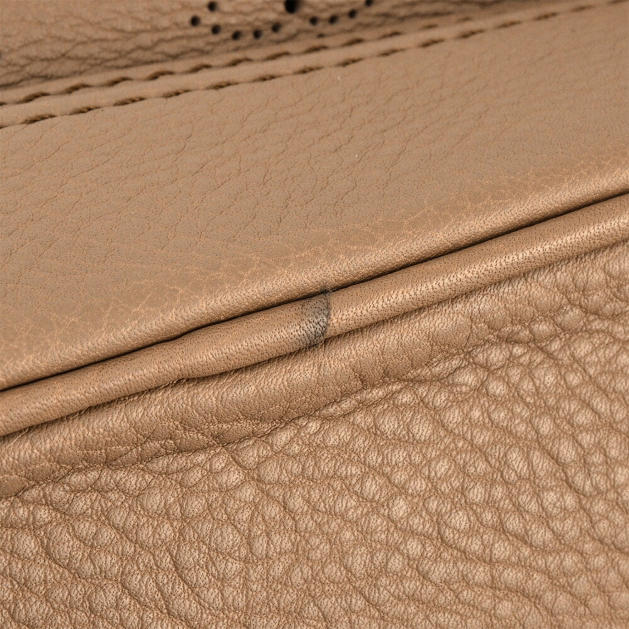 Louis Vuitton Beige Beige Poodle Monogram Mahina Leather Tote Bag (Pre-Owned)