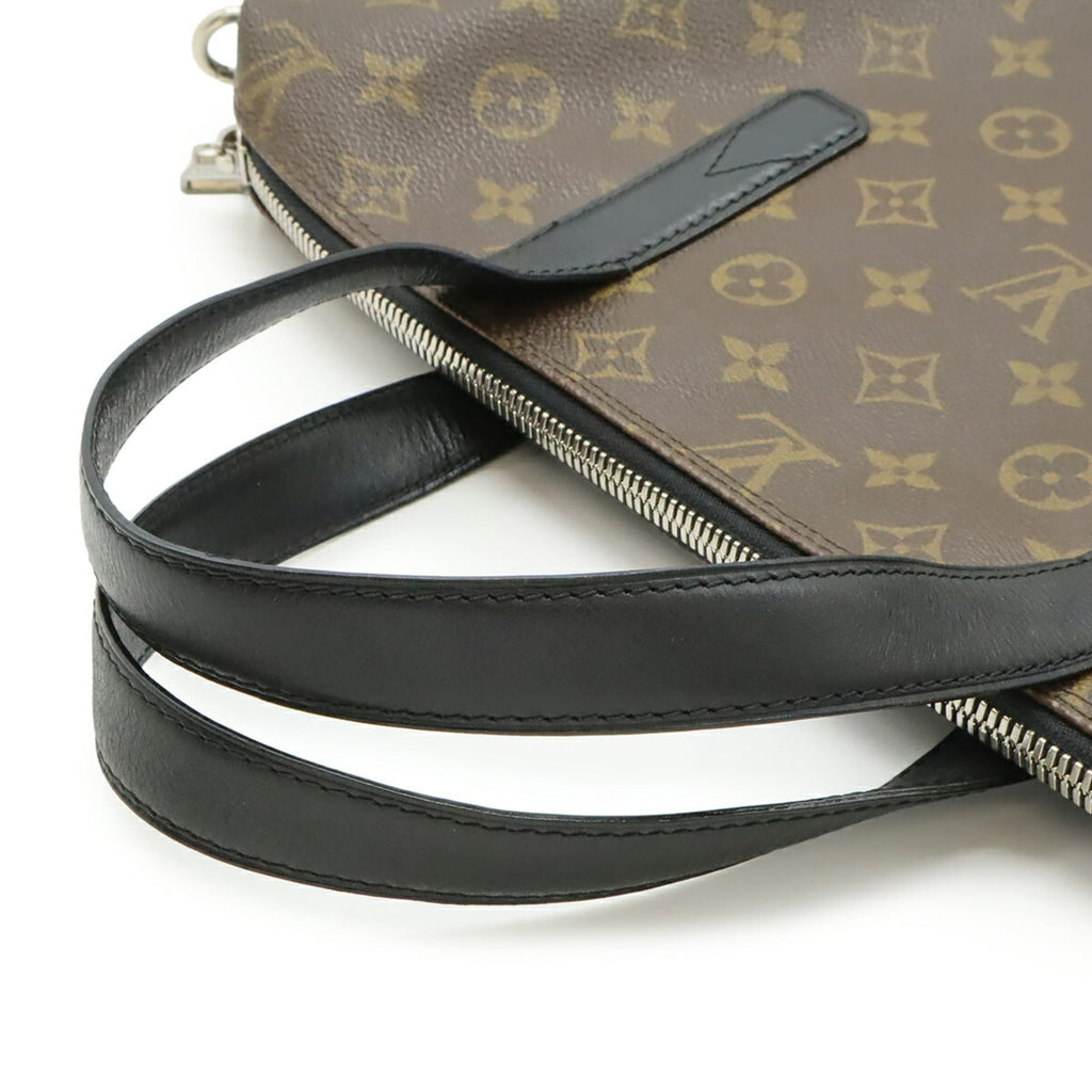 Louis Vuitton Black Brown Monogram Monogram Shoulder Bag Tote Bag (Pre-Owned)