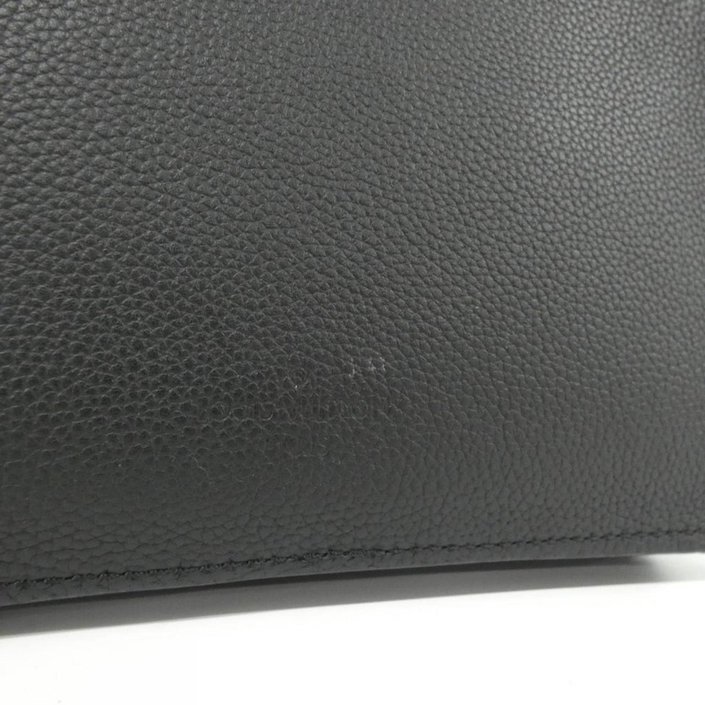 Louis Vuitton Black Leather Shoulder Bag (Pre-Owned)
