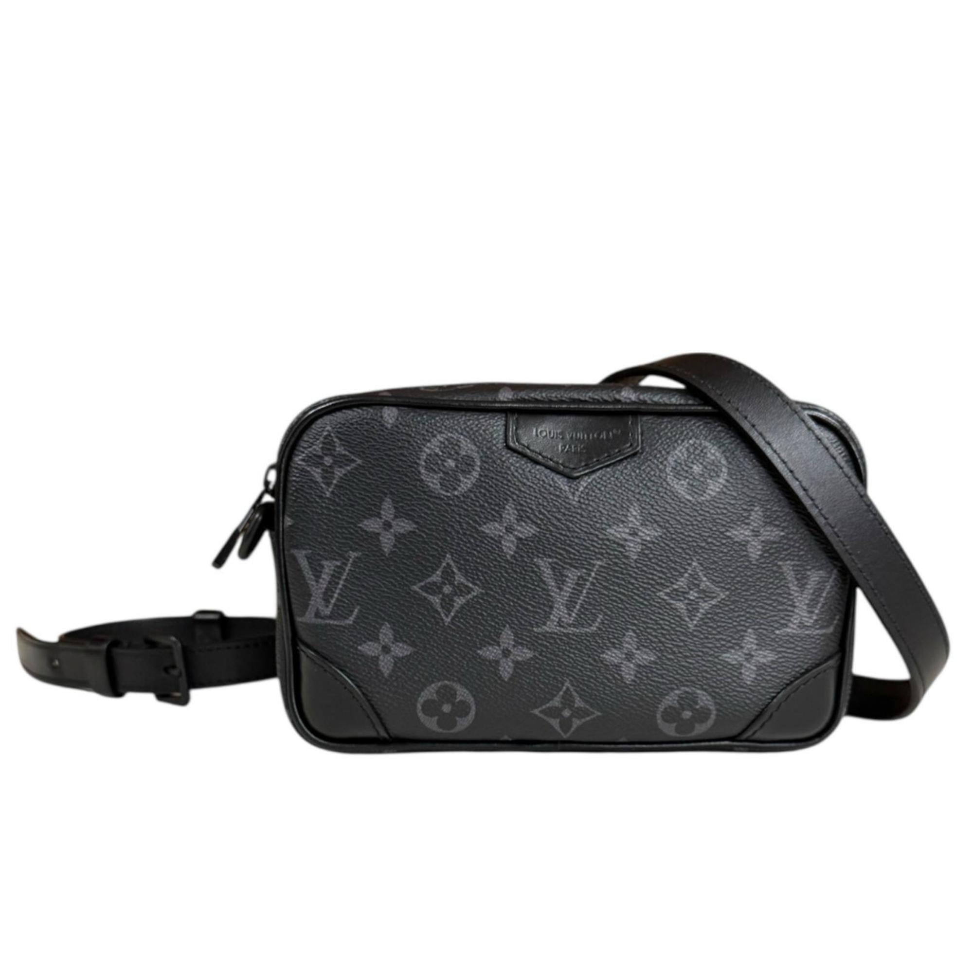 Louis Vuitton Black Monogram Eclipse Shoulder Bag (Pre-Owned)